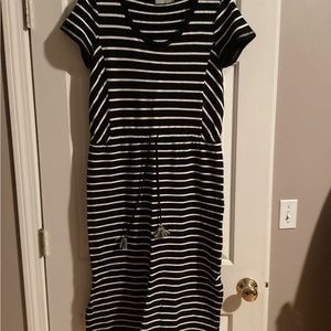 T by Talbots striped dress.